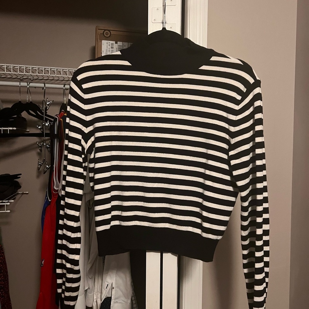 Zara knit striped sweater